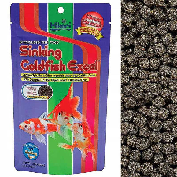 Hikari Sinking Goldfish Excel 110g - Dorry Pets